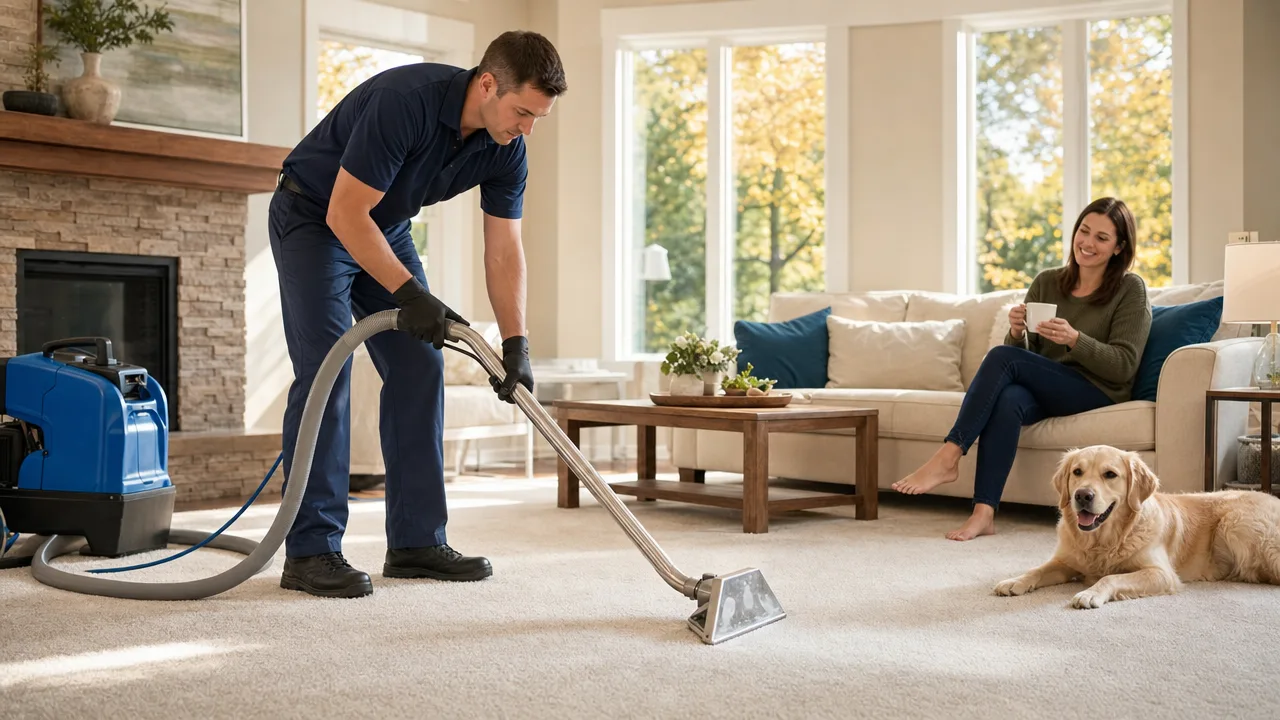 Can Hot Water Extraction Remove Pet Stains and Odors From Carpet Before Fall Indoor Season?